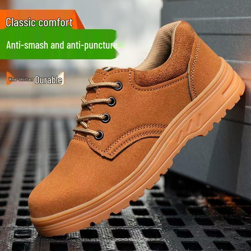 Jianggong Men s Steel Toe Work Safety Shoes