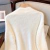 New Sweater Women Loose Wear Fashion White Dress