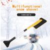 Auto EVA Pala da neve Pala da neve multifunzionale Asta lunga Antighiaccio Strumento per spazzare il ghiaccio Spazzola per la rimozione della neve per accessori auto invernali
