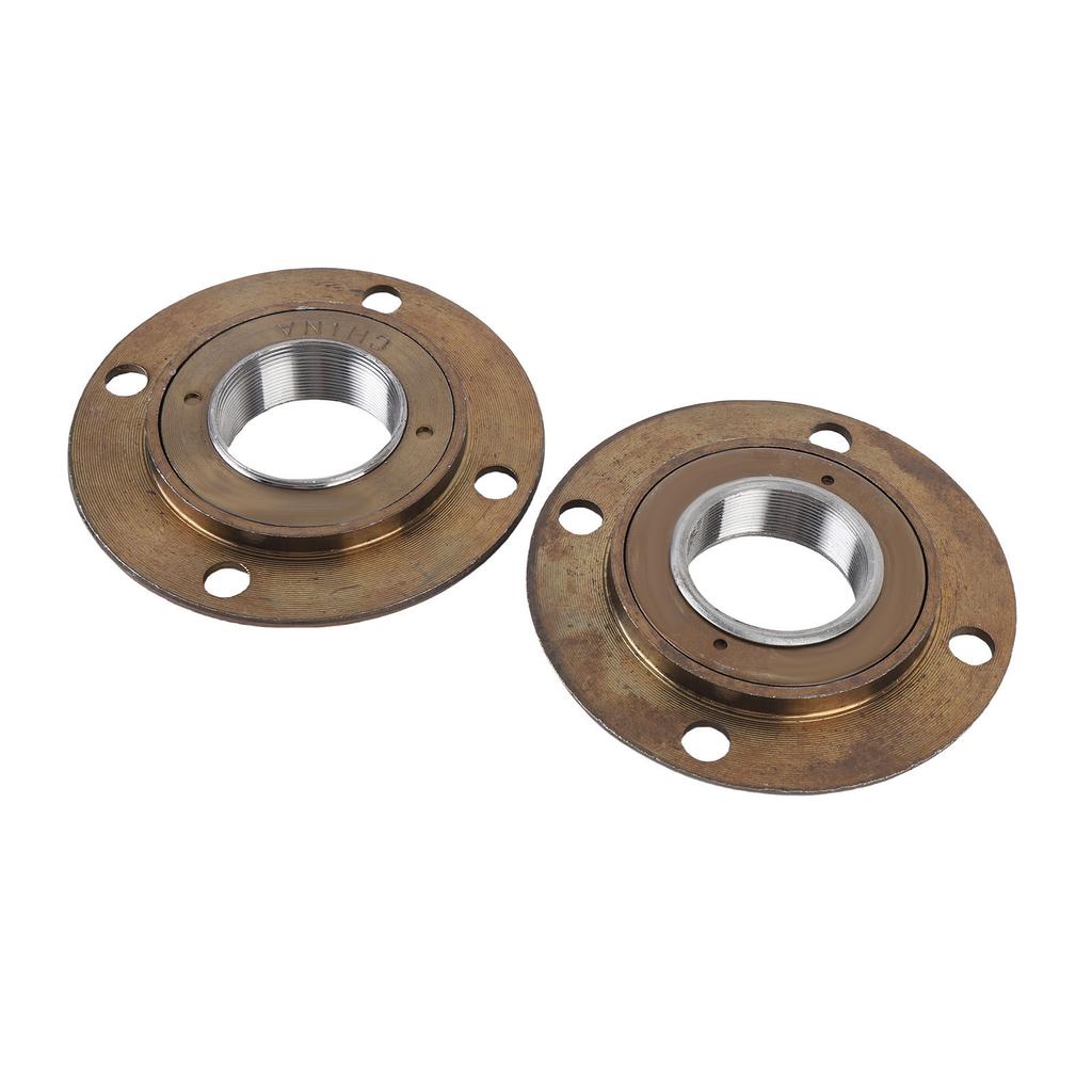 2 buc Roată liberă oțel cu 4 găuri fără dinți cu o singură viteză cu piulițe și șuruburi pentru electric