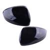 1 Pair Glossy Black Car Left Right Side Wing Rearview Mirror Cover Cap Fit For VW Tiguan MK2 II R 5N 2017 2018