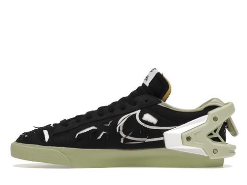 Nike Blazer Low X Acronym Black Olive Aura 2022 - DO9373-001
