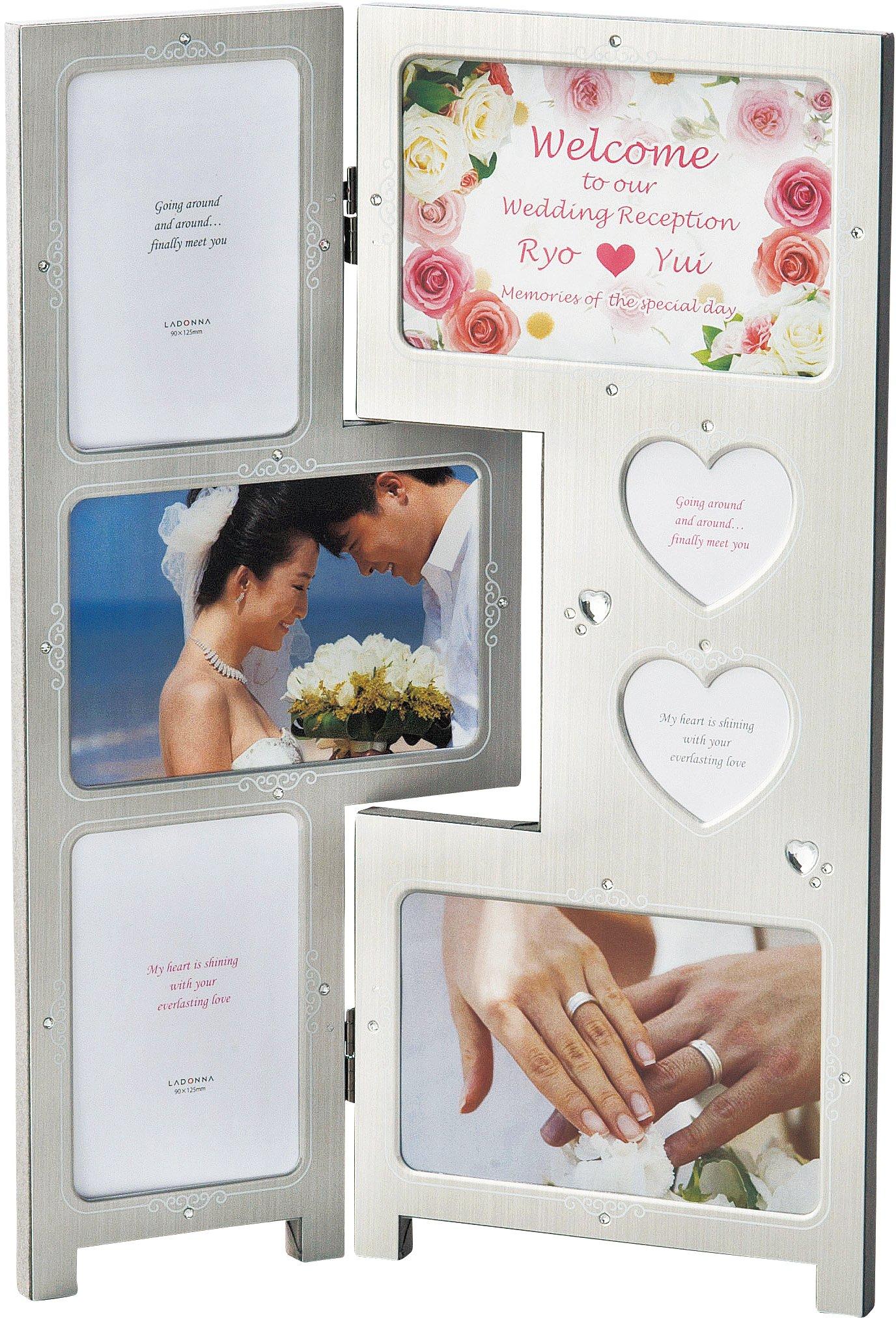 

Ladonna Bridal Photo Frame, Silver, 7 Windows, MJ93-70-SV