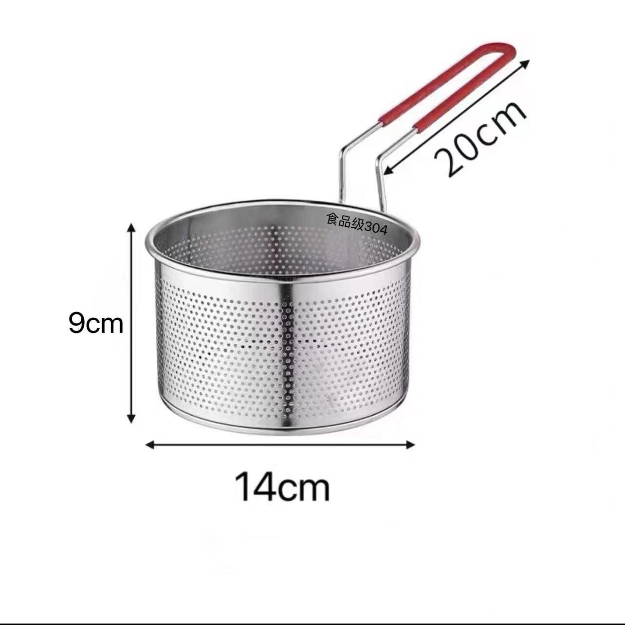 

Сетка-ложка из нержавеющей стали 304 и дуршлаг для приготовления лапши и риса 304, 14cm, fixed handle