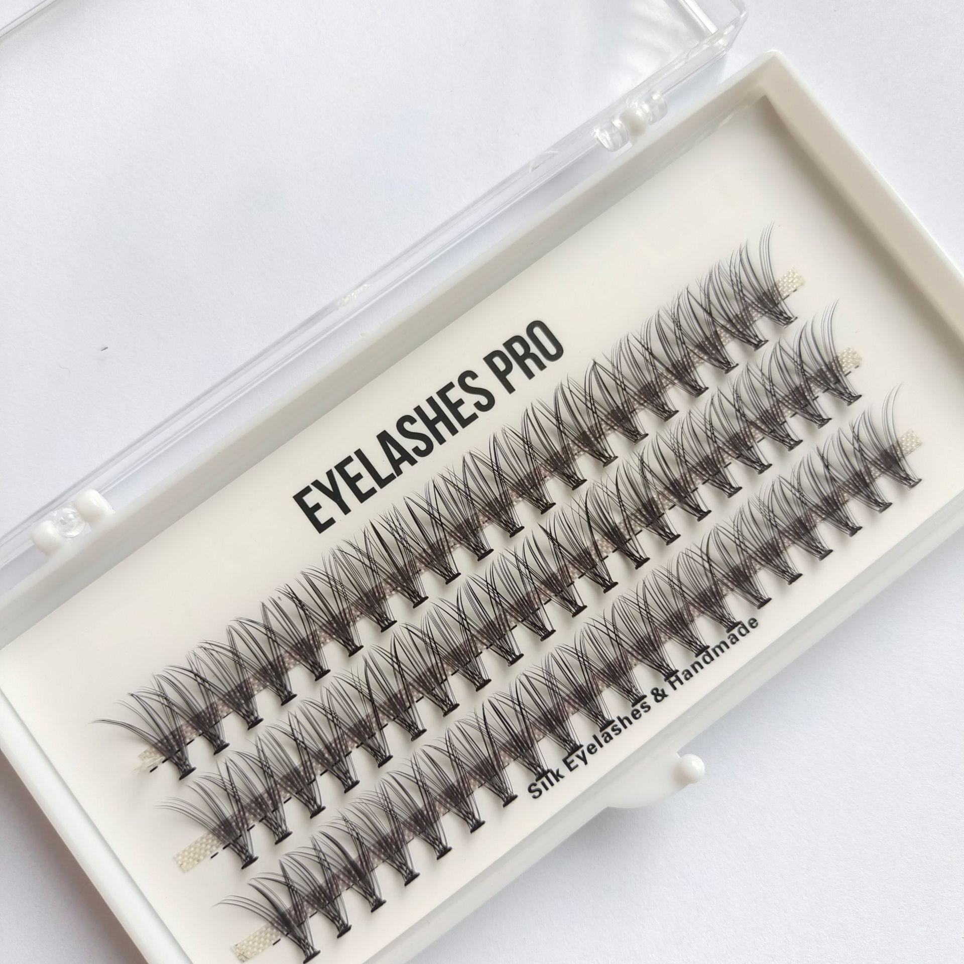 

Hailong 20D Black False Eyelash Clusters Curl D