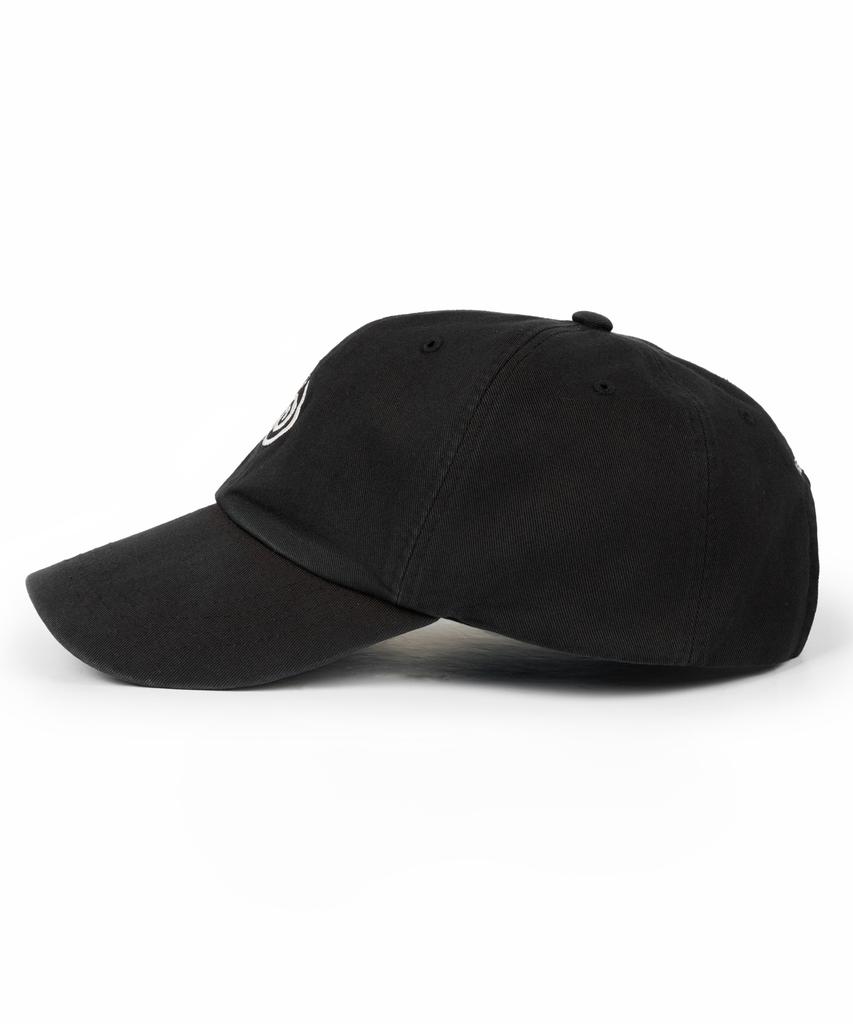Pideupaipeo Spiral Logo Cap Black
