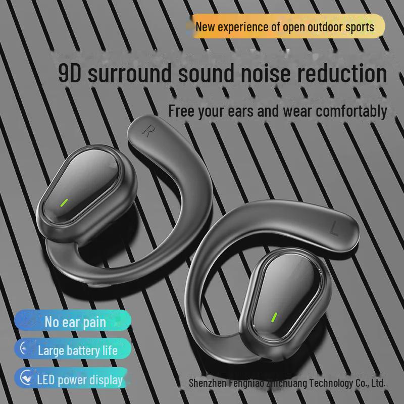  Wireless Bluetooth Sports Headset with Ultra-Long Battery Life and Comfortable Ear-Hanging Design