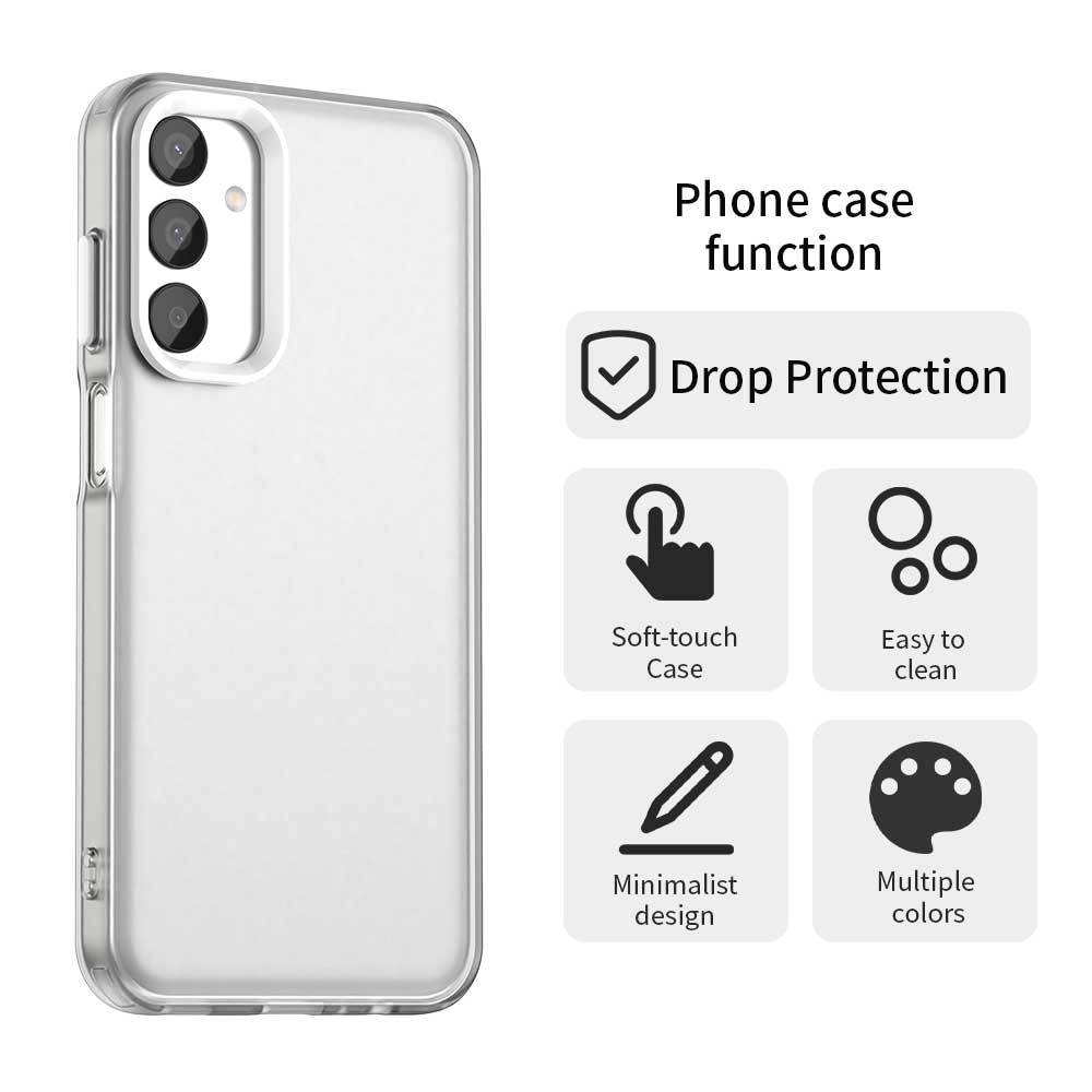 For Samsung Galaxy A05s 4G/M14 4G/F14 G4 Case PC+TPU+PET Matte Anti-Drop Phone Back Cover