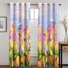 Anime Pár Potisk Vysoké Zastínění Závěs Romantika do Ložnice Hrubý Zatemňovací Závěs Estetický Styl Vzorované Závěsy Vícebarevné