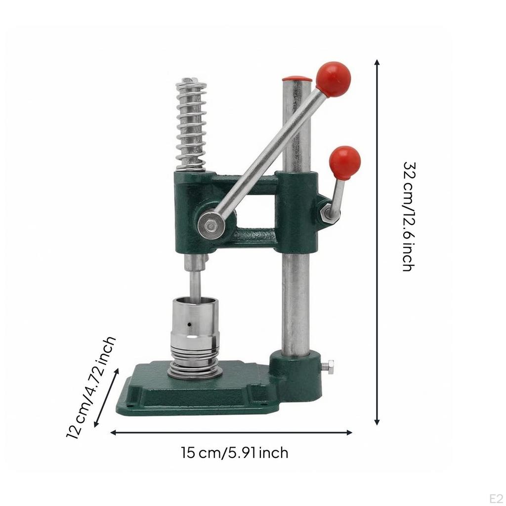 Manual Arbor Press Heavy-Duty Machine Sturdy for Craft Studio