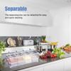 Kitchen Seasoning Jar Set Acrylic Condiment Storage Box Transparent Salt Sugar Spice Jar Set