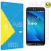 Tempered Glass Asus Zenfone SELFIE ZD551KL - [Pack 2] Ultra Resistant Screen Protector Glass Film [Phonillico®]