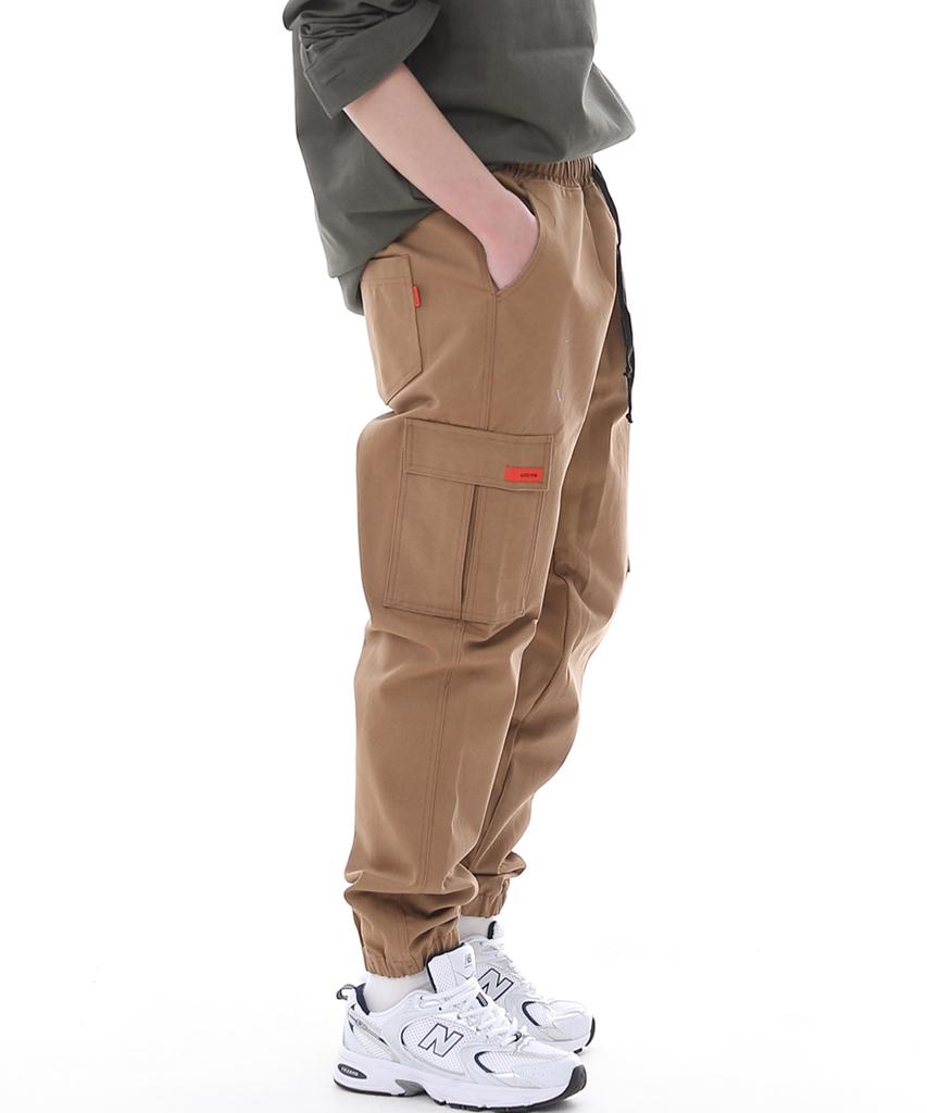 Seinteukeulu Retroline Cargo Jogger Pants Rl-311Cj Camel