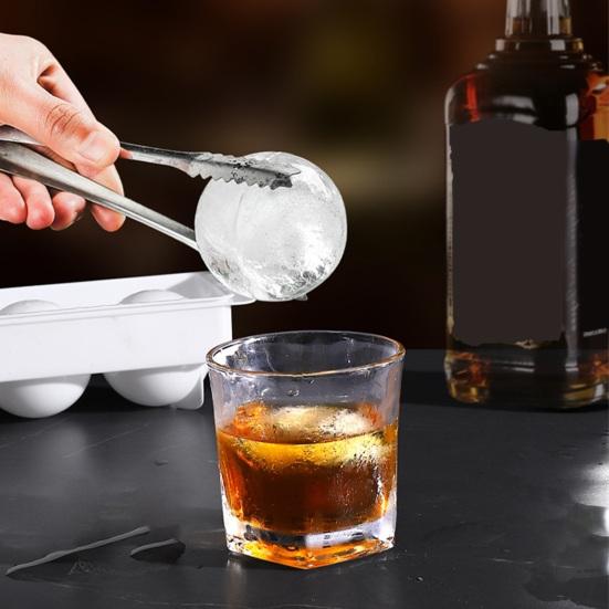 Ice Cube Mold Stacked Design High Space Utilization Food-Grade Silicone Easy Release Large Spherical Ice Tray Slow Melting Cocktail Ice Maker