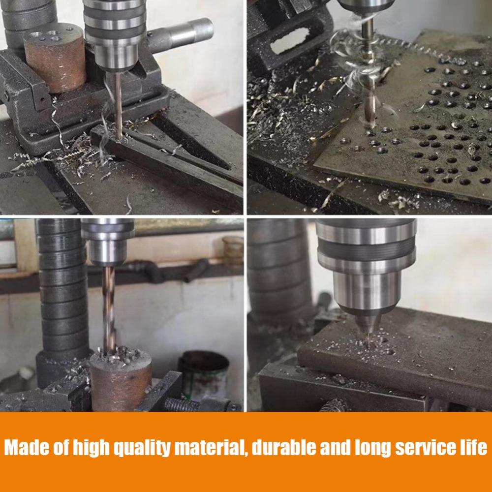 13pcs Straight Shank Twist Drill Bit Set High Speed Steel HSS Drilling Tool For Stainless Steel