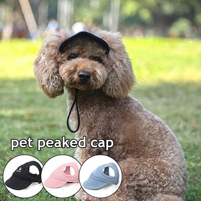 Outdoor Pet Cat Dog Hats Sports Baseball Travel Sun Caps for Puppy Large Dogs