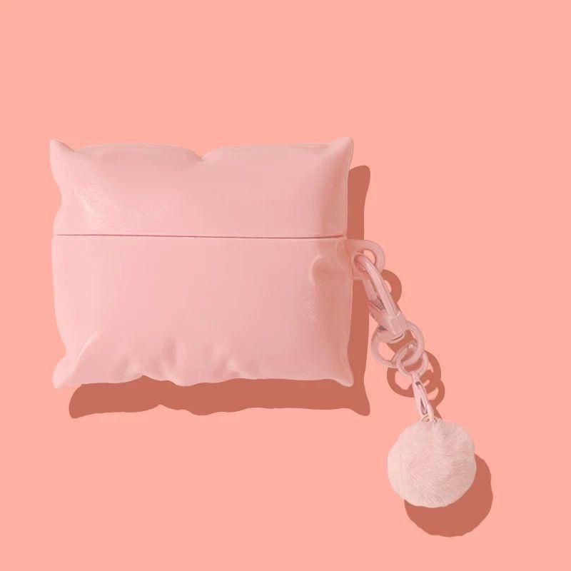 Pink pillow for airpodspro1 apple bluetooth headset case 1/1/1 generation cartoon case
