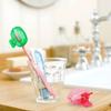 4pcs Portable Toothbrush Head Cover Plastic Protective Toothbrush Storage Rack for Bathroom Home Travel Outdoor Hiking Supplies