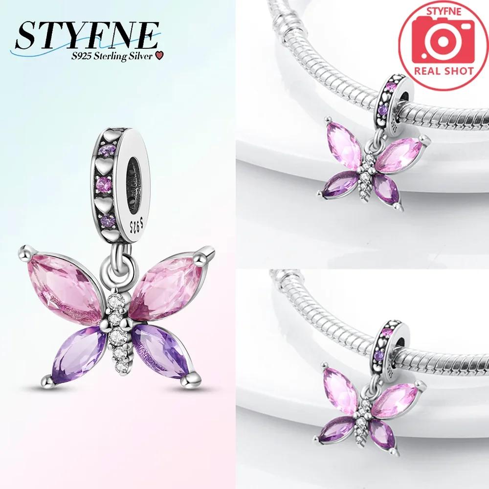 Charm Bead Charms Plata Originales Glass Butterfly Bead Charms for Charm Bead Charms Copper Bracelets Bead Charms Jewellery Making Womens Gift