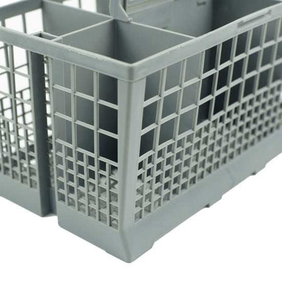 Universal Dishwasher Cutlery Basket with Folding Grid Lid Heavy Duty