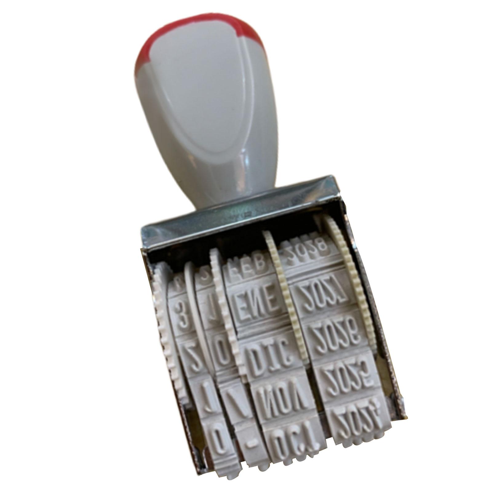 

Резиновый штамп датер Испанский штамп даты Французский штамп даты Офисный штамп Инструмент для скрапбукинга Подписание документов серебряный