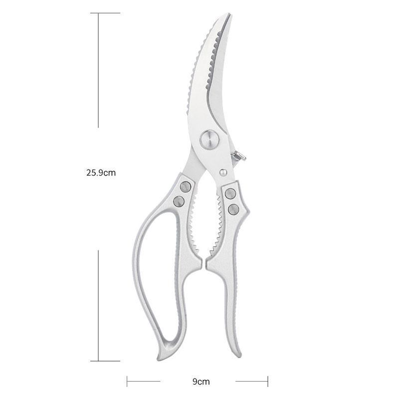 

Кухонные ножницы из нержавеющей стали Многофункциональные ножницы для барбекю для дома, обедов, использования на открытом воздухе