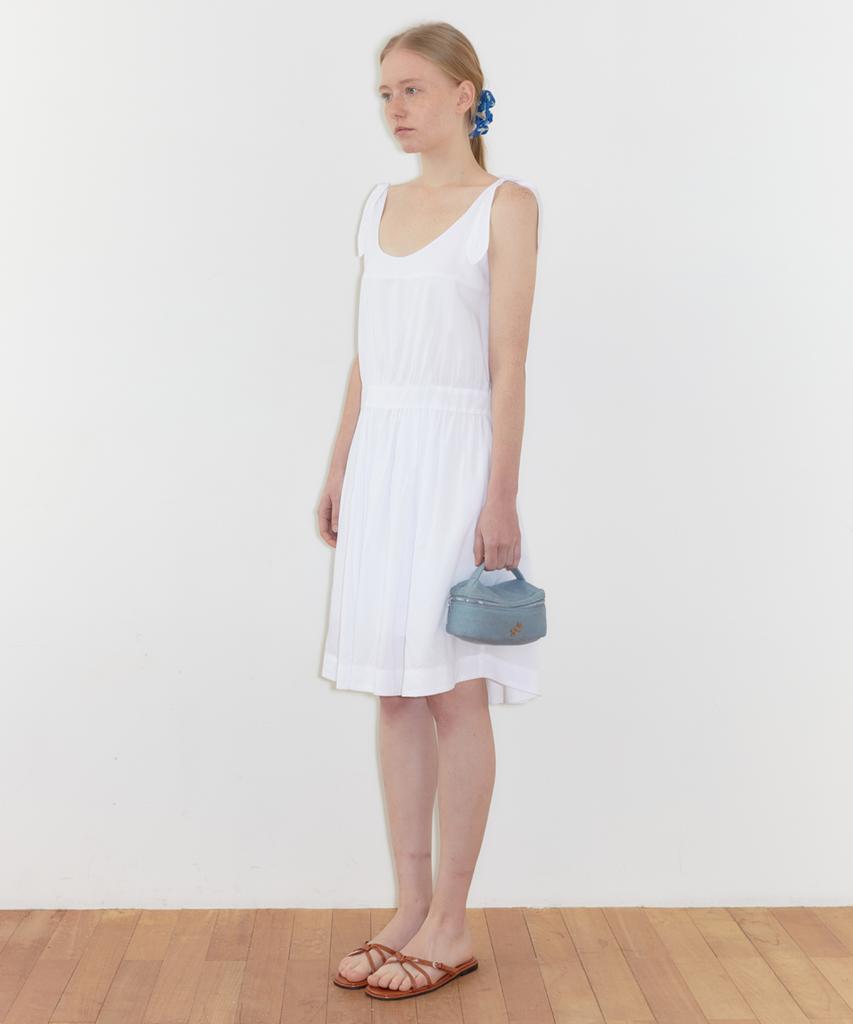 Sinun Rabbit Tie Dress (White)