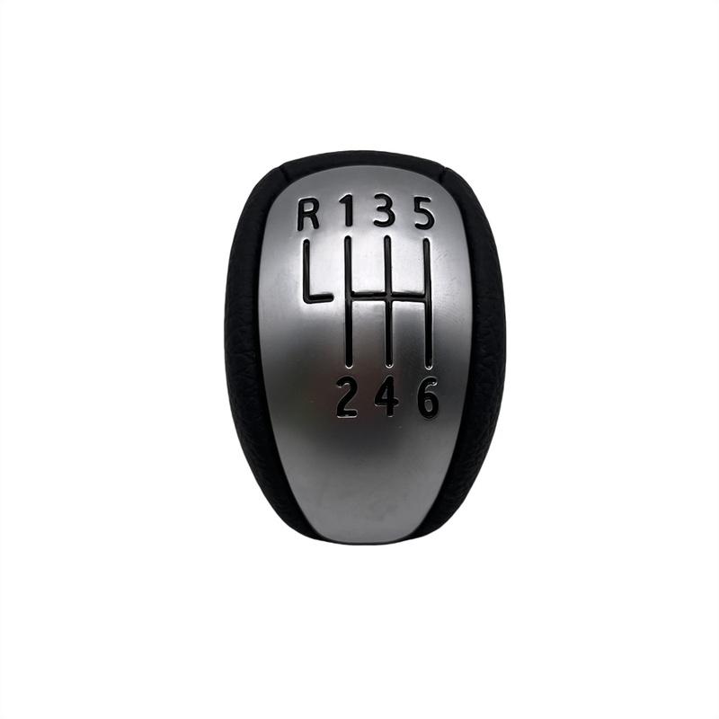 Für Renault/Laguna Mk3 2007-2014 Hochwertiger 6-Gang PU-Leder Auto Schaltknauf Hebel Schalthebel Handkugel Autozubehör