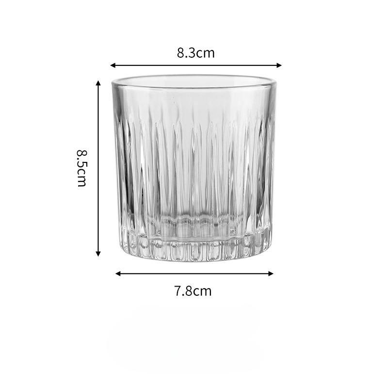 European Whiskey Glass for Home Beer Glass Old Fashioned Rocks Glasses Tumblers Glassware for Cocktail Scotch Gin Voldka Brandy