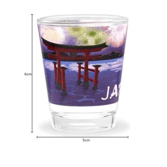 Alta JAPAN Shot Glass Torii Size Approximately W5 D5 H6