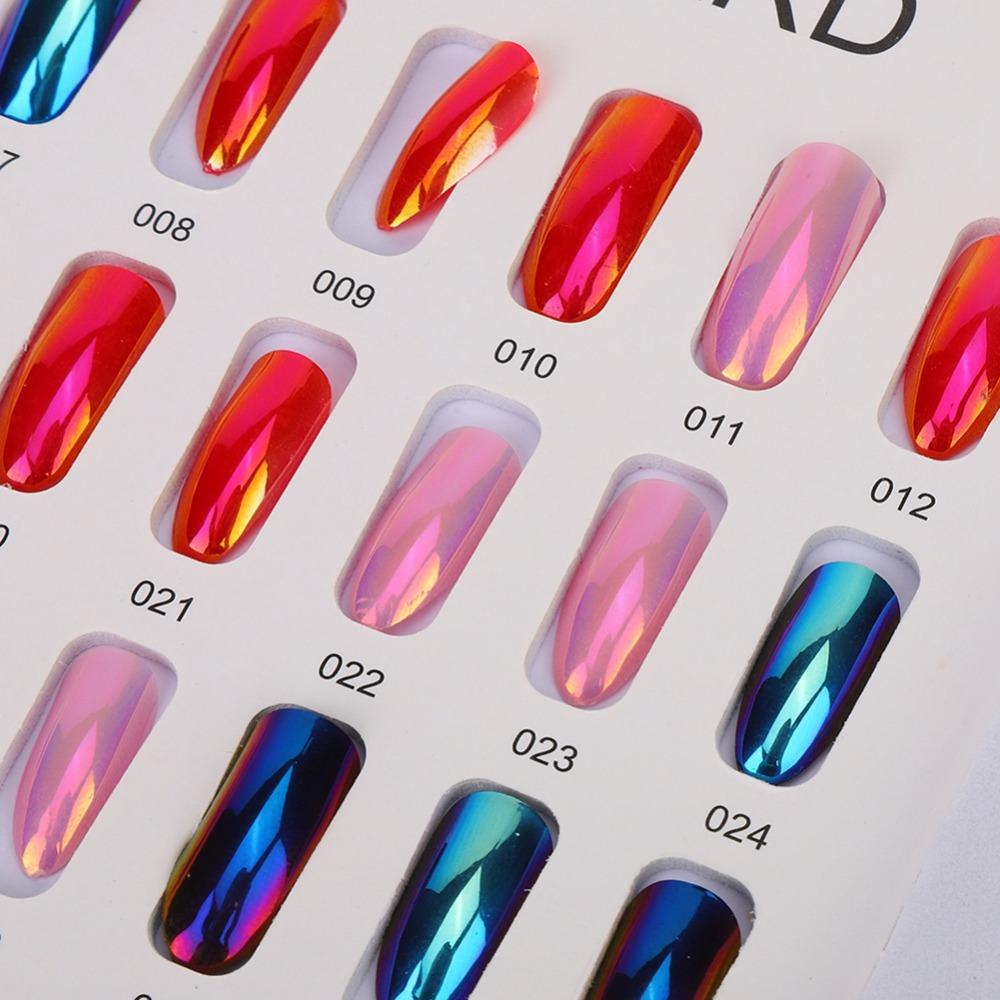 120 Colors Cardboard Organizer Nail Color Display Book Manicure Display Tool For Salon