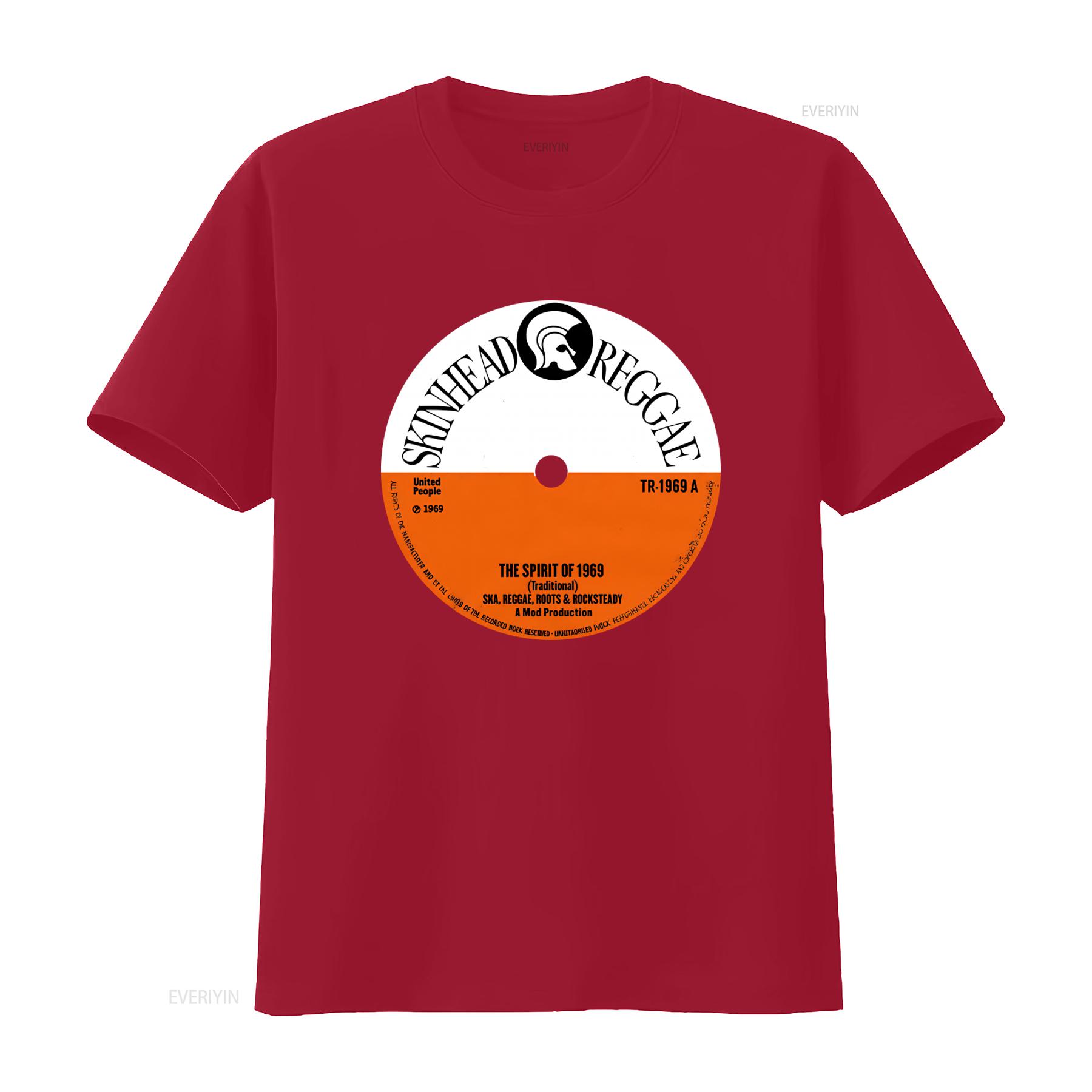 

Vintage Trojan Skinhead Reggae T Shirt The Spirit of 1969 Rude Boy Style vintage Washed Slightly Versatile streetwear Stretched S