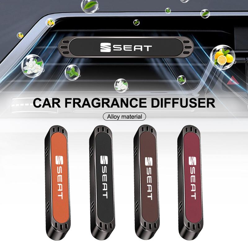 Auto Headrest New Car Air Vent Perfume Car Air Freshener Flavoring For Seat Leon 5f Ibiza 6l 6j Leon 1p Cushion Altea Xl LeonMk