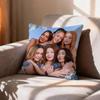 COOL Kpop Band KKatseye  Pillow Case Pattern Printed Pillowcase For Living Room Sofa Cushion Cover