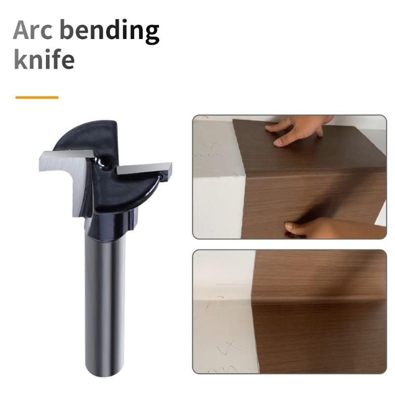 Bogenbiegen Integrierte Formgebung Fräser Bit 1/4 Zoll Holzbearbeitung Kreisförmiges Biegen Nutenwerkzeug