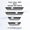 Stainless Steel Door Welcome Pedals for Tesla Model Y Juniper Model 3 2025+ Sill Protector Bars Cover Interior Car Accessories