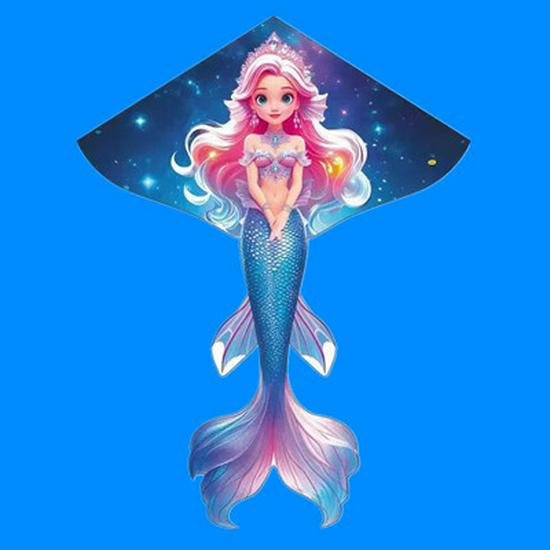 Weifang Mermaid Princess Kite for Adults & Kids - Cartoon Girl Design