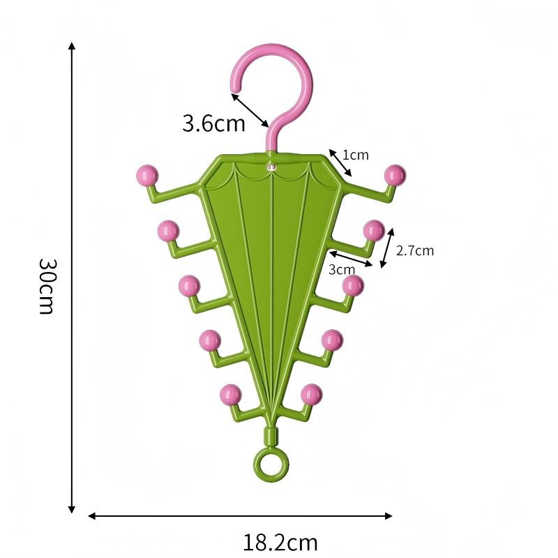 Multifunctional V Shaped Hanger Organizer With 10 Hooks Durable Material Ideal For Closet Hat Clothes Storage