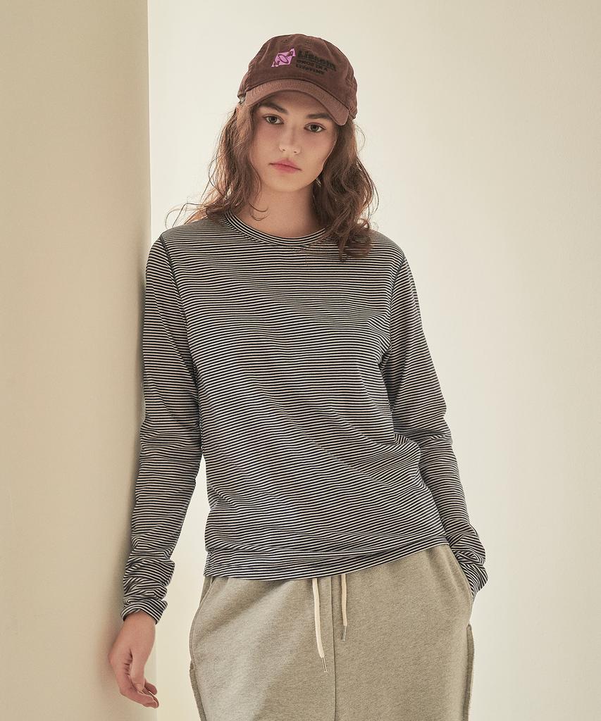 Iteoneolmomeonteu Moment Stripe Tee _ Navy