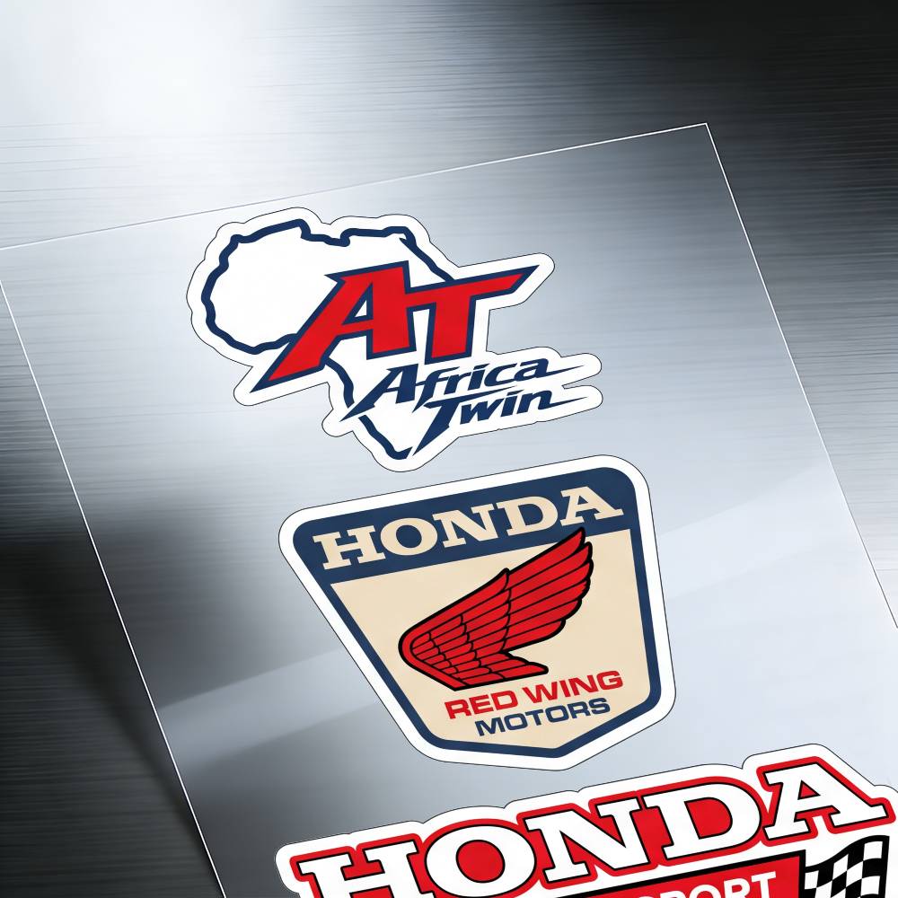 AAFX1 FOR HONDA MUGEN TYPE R VTEC Motorcycle Reflective Stickers Waterproof Decals for Helmet Scooter Fuel Tank Toolbox Racing