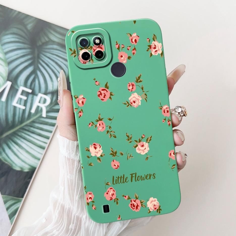 For Realme C21Y C25Y Case Luxury Candy Painted Cover Shockproof Phone Case For Realme C21 C 21 Y RealmeC21Y RealmeC25Y Soft Bags