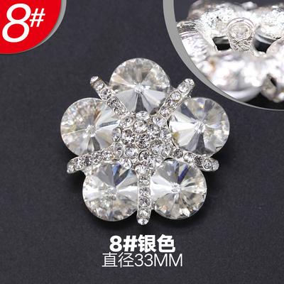 1pcs High-grade Coat Button for Clothing Metal Fur Button Mink Button Decorative Accessory