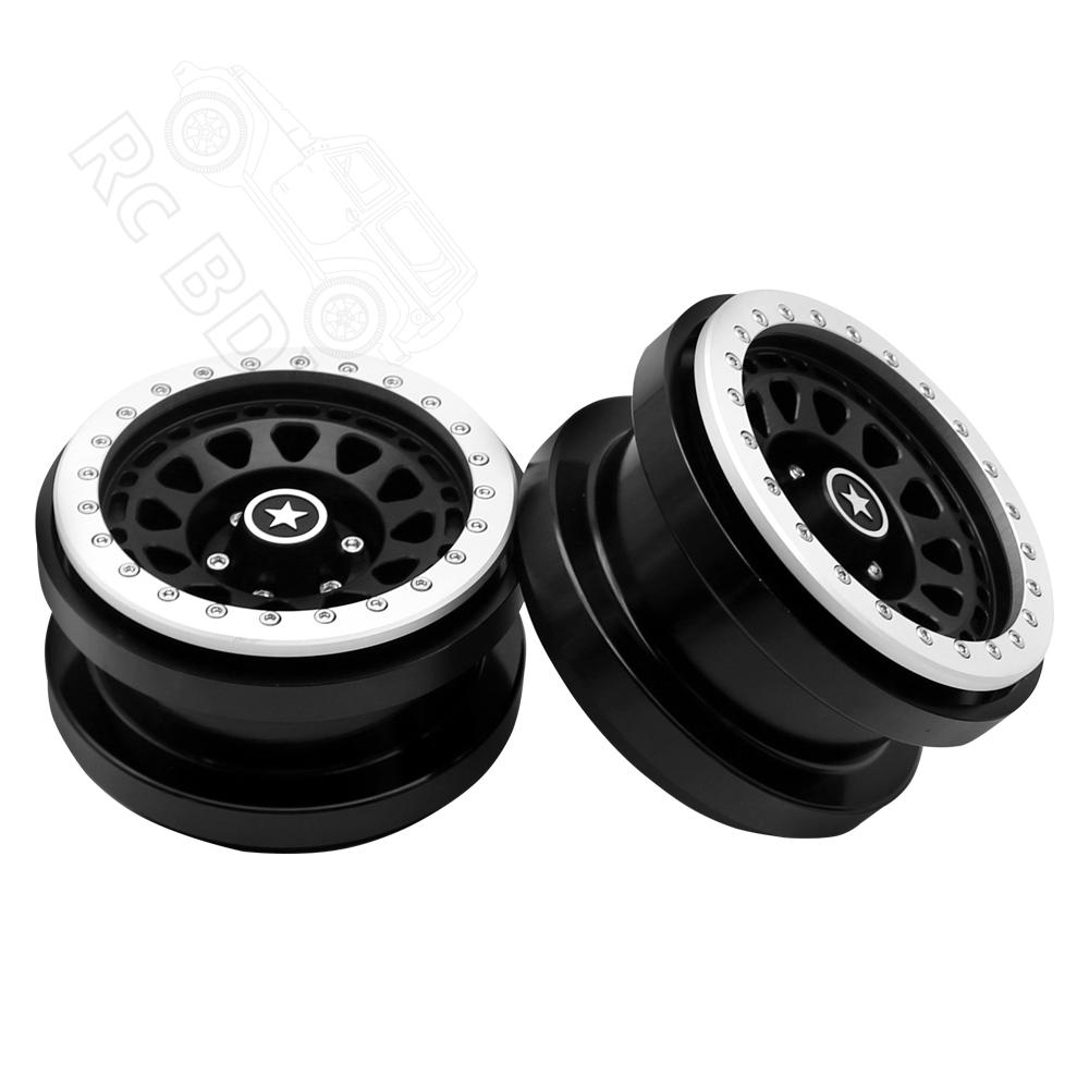 Rc jeep CNC Aluminum 2.9" Beadlock Wheel Hub Rim for 1/6 RC Crawler Car Axial SCX6 Jeep JLU Wrangler