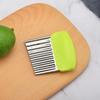 Stainless Steel Potato Slicer, Vegetable Chopper, Veggie Slicer, Durable Kitchen Gadgets Cutter, Wavy French Fries Cutter