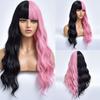 Blonde Body Wave Synthetic Wigs For Women Long Wave White Lolita Cosplay Party Natural Heat Resistant Hair Pelucas De Mujer