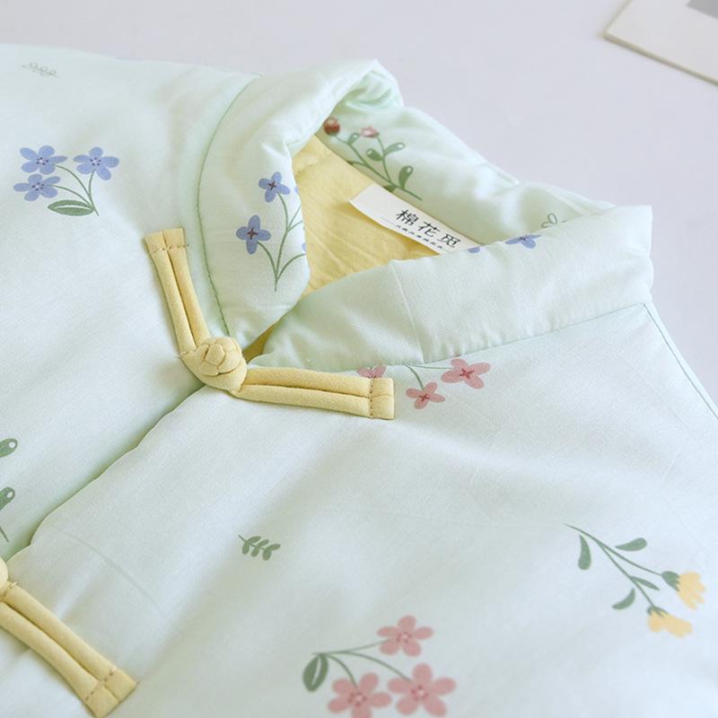 553 Winter Handmade Thick Warm Cotton Jacket for Middle-aged and Elderly Women - New Chinese Style, Shandong Province