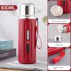 316 Stainless Steel Car-Mounted Large-Capacity Insulated Cup, New Tea-Water Separation Tea Brewing Cup, High-Value Pop-Up Lid Cup