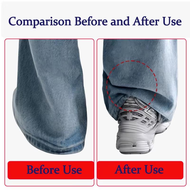 2/4pcs Invisible Leg Shortening Clip Household Items For Anti Drag Pants Hem Fixing Device Seam Free Hidden Pants Foot Fixers