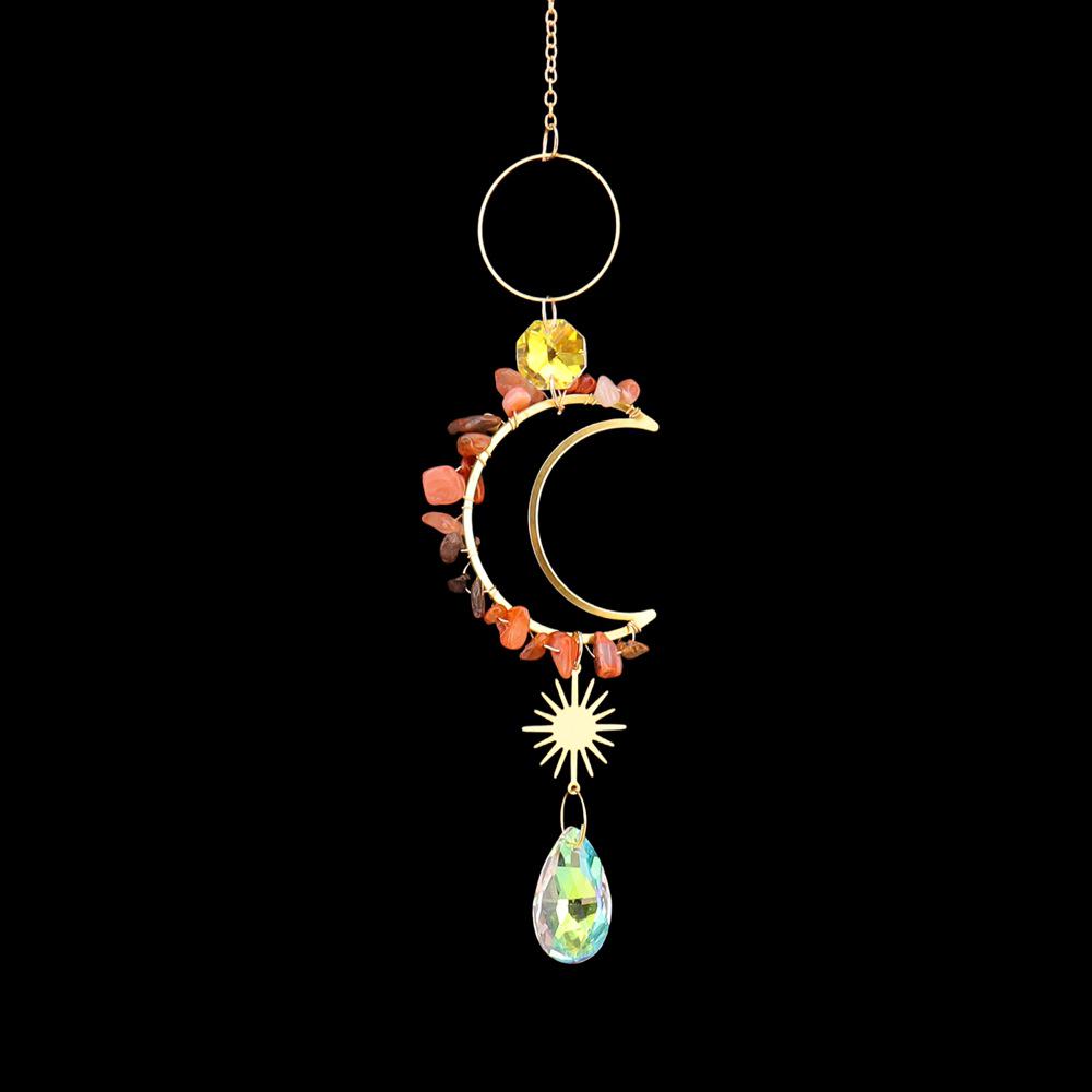 Silver Flakes Ceiling Decoration Pendant Wind Chime for Living Room or Bedroom