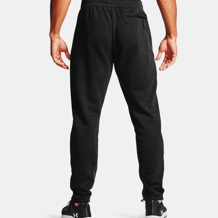 Under Armour Casual Fleece Straight-Leg Sweatpants Men Bottoms Black 1357126-001